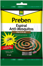 Cargar imagen en el visor de la galería, Preben Espiral anti-mosquitos, Marrón,