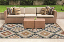 Cargar imagen en el visor de la galería, Alfombra interior/exterior polipropileno Zahara Siroco multicolor 160x230cm