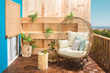 Cargar imagen en el visor de la galería, Pack de 9 baldosas exterior madera de acacia 30x30 cm