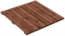 Cargar imagen en el visor de la galería, Baldosa de madera de pino tintada 100x100 cm y 40 mm