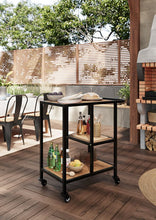 Cargar imagen en el visor de la galería, Baldosa de madera de pino tintada 100x100 cm y 40 mm