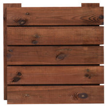 Cargar imagen en el visor de la galería, Baldosa de madera de pino tintada 52x52 cm y 38 mm (1und)