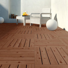 Cargar imagen en el visor de la galería, Baldosa de madera de pino tintada 52x52 cm y 38 mm (1und)