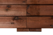 Cargar imagen en el visor de la galería, Baldosa de madera de pino tintada 52x52 cm y 38 mm (1und)