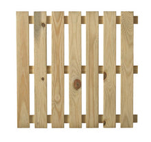 Cargar imagen en el visor de la galería, Pack 4 und Baldosas de madera de pino para exterior 50x50 cm