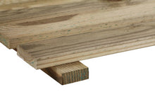 Cargar imagen en el visor de la galería, Pack 4 und Baldosas de madera de pino para exterior 50x50 cm