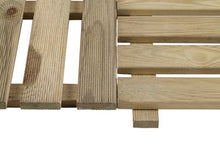 Cargar imagen en el visor de la galería, Pack 4 und Baldosas de madera de pino para exterior 50x50 cm