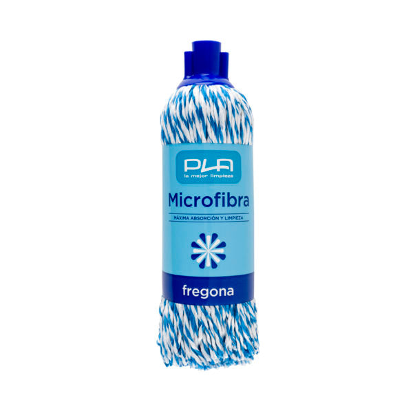 Pack 5 Fregonas Trenzada Microfibra Azul 158gr.