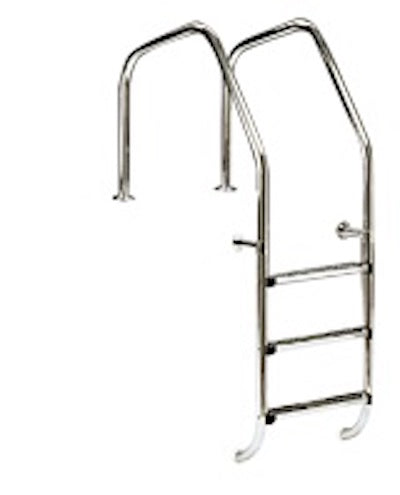 ESCALERA MODELO 1000 PARA REBOSADERO AISI316 1 LUXE+1 SEG.