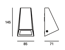 Cargar imagen en el visor de la galería, Aplique exterior negro FORLIGHT Karen Small GU-10
