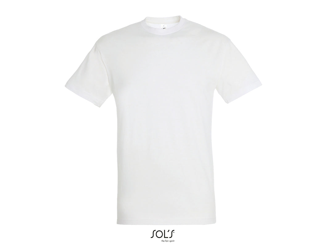 CAMISETA UNISEX CUELLO REDONDO REGENT MARCA SOL´S DESCUENTO POR CANTIDAD