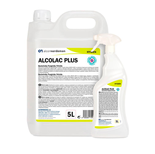 ALCOLAC PLUS Limpiador Bactericida, Fungicida y Virucida