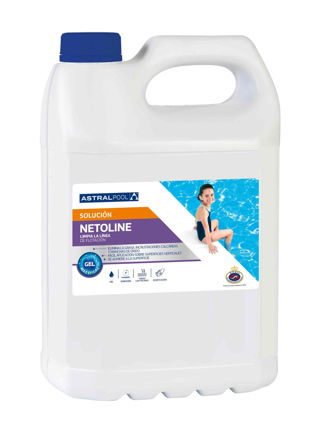 NETOLINE DESINCRUSTANTE EN GEL ESPECIAL LINEA DE FLOTACION 5 L ASTRAPOOL