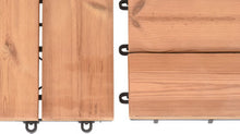 Cargar imagen en el visor de la galería, Baldosa encajable de madera Smartdeck marrón 30x30 cm y 25 mm
